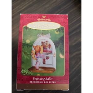 Hallmark Keepsake Ornament Beginning Ballet Cat Ballerina 2001 Nina Aube Dated